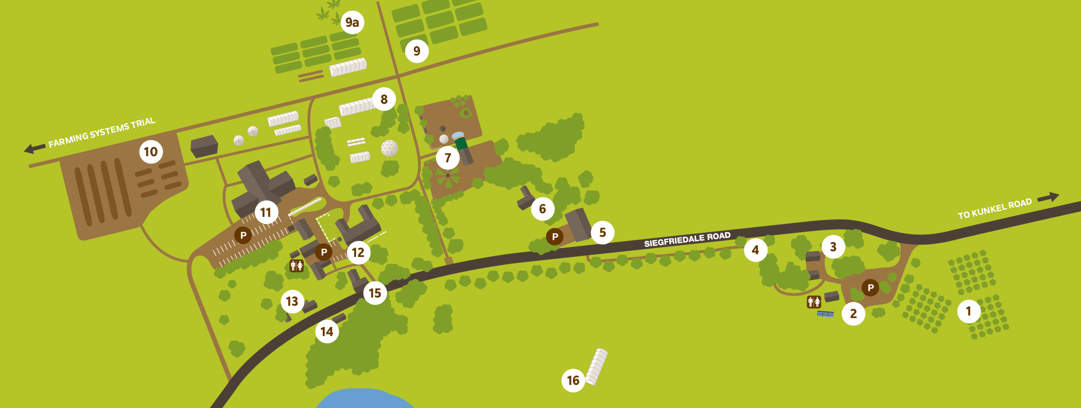 map of the rodale institute farm